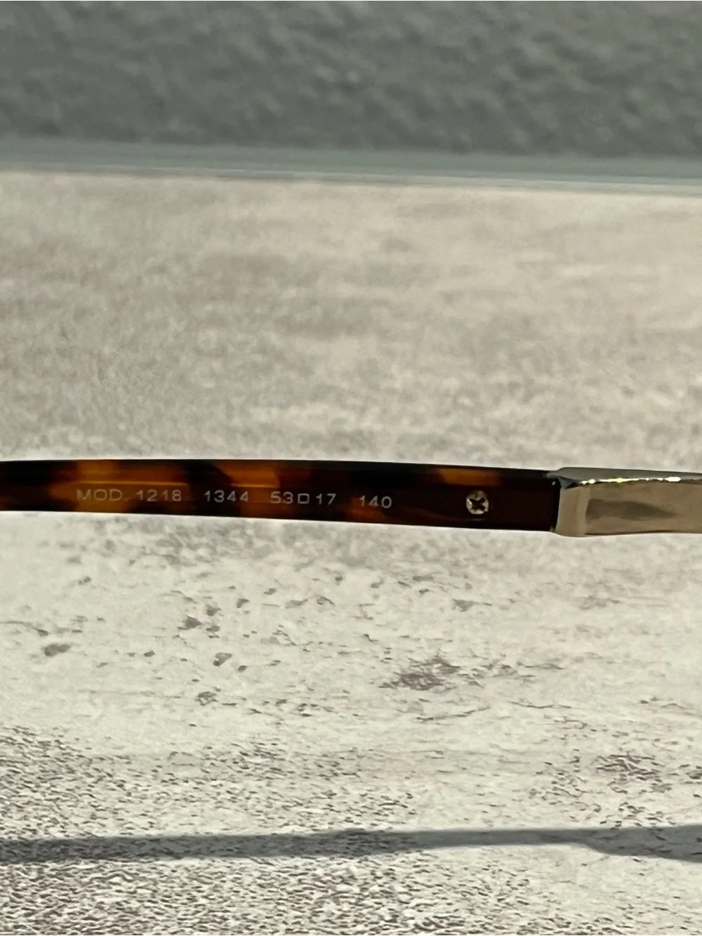 Versace classic women's VE1218 1342 53mm, semi-rimless cat-eye metal frame